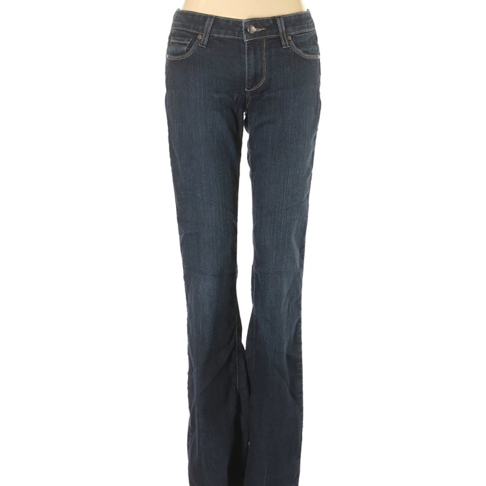 Paige Skyline Boot Cut Jeans Size 27 Dark Wash